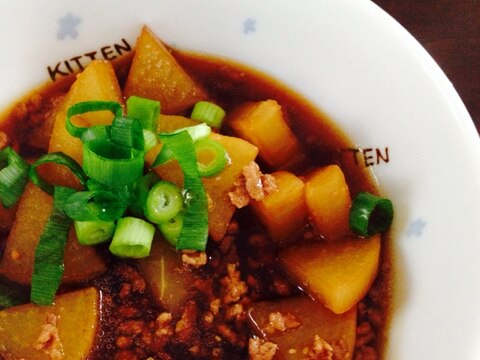 レンジで時短★麻婆大根